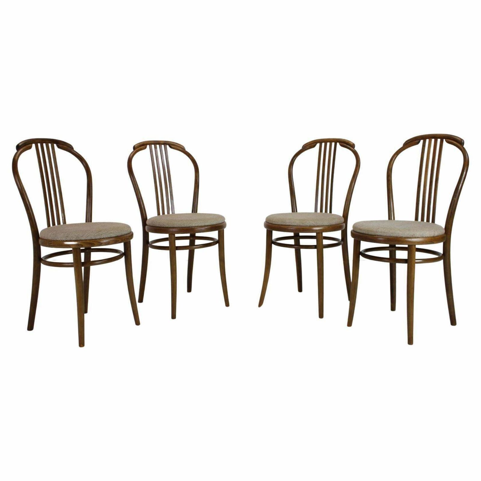 Set Of Four Dining Chairs By Ton, 1994