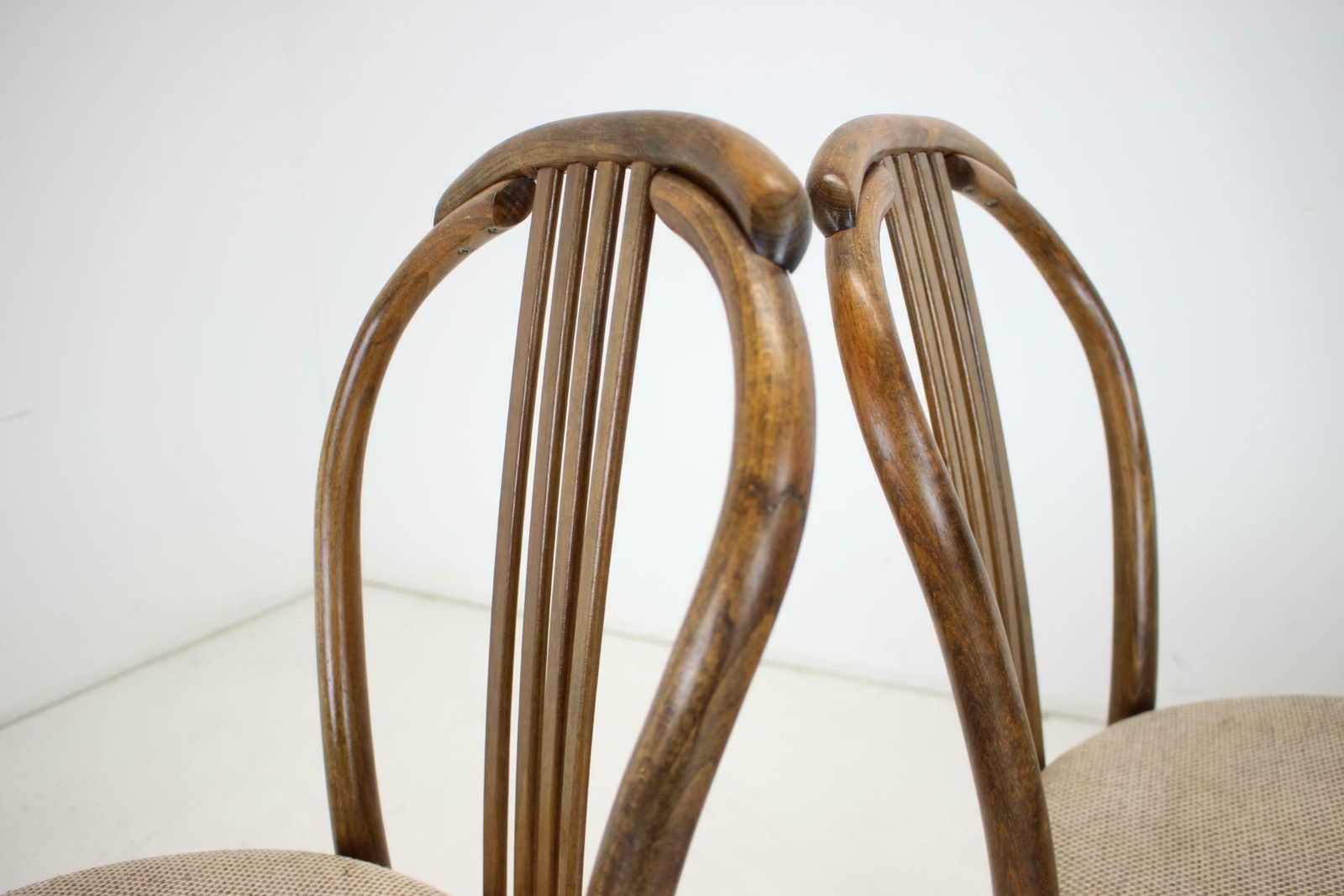 Set Of Four Dining Chairs By Ton, 1994 photo buy