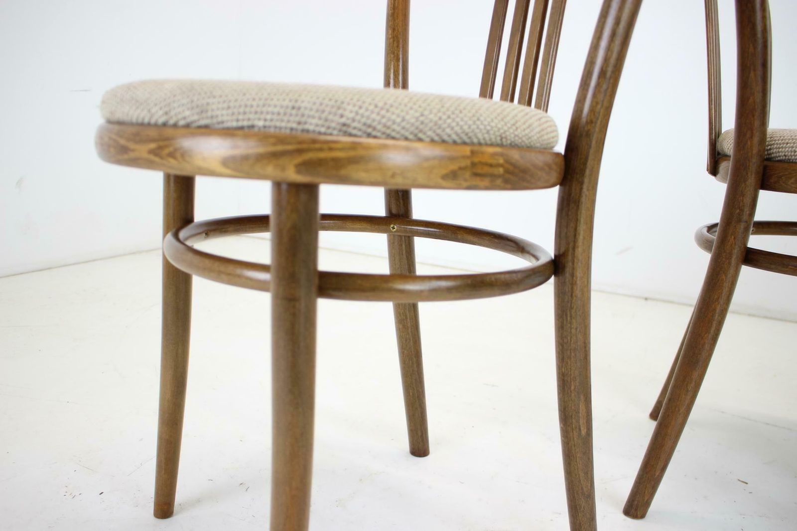 Set Of Four Dining Chairs By Ton, 1994 photo vintage