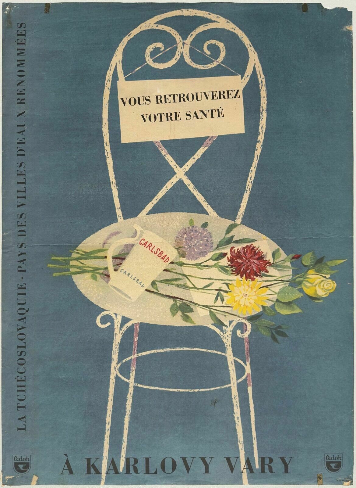 Poster Tourism Poster Czechoslovakia And Czechoslovakia Carlsbad Karlovy Vary
