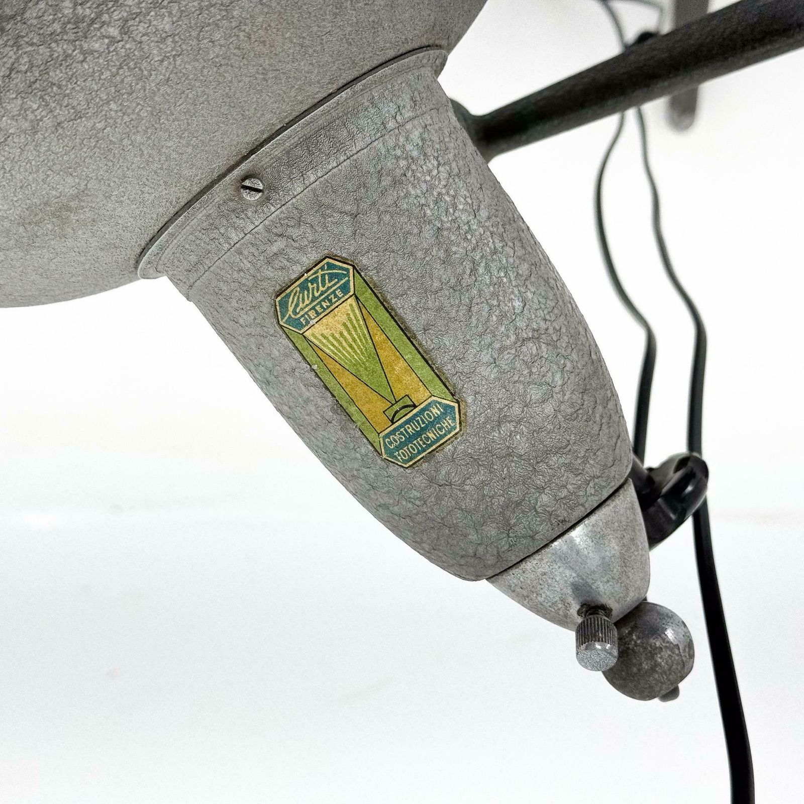 Mid Century Italian Photo Film Studio Floor Spot Light Lamp photo vinterior