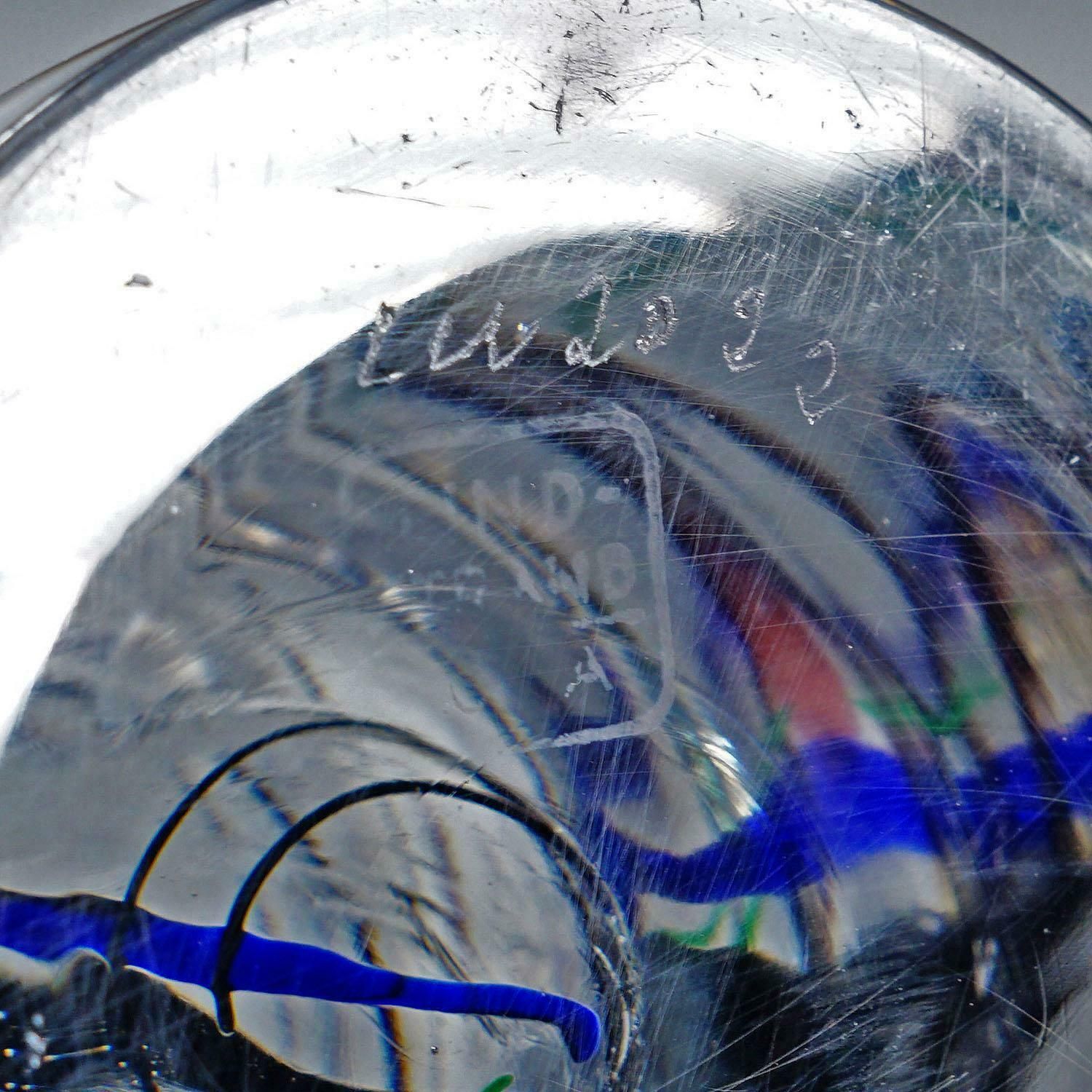 photo for sale Vase Of The Abstracta Series, Vicke Lindstrand For Kosta, Sweden 1950s