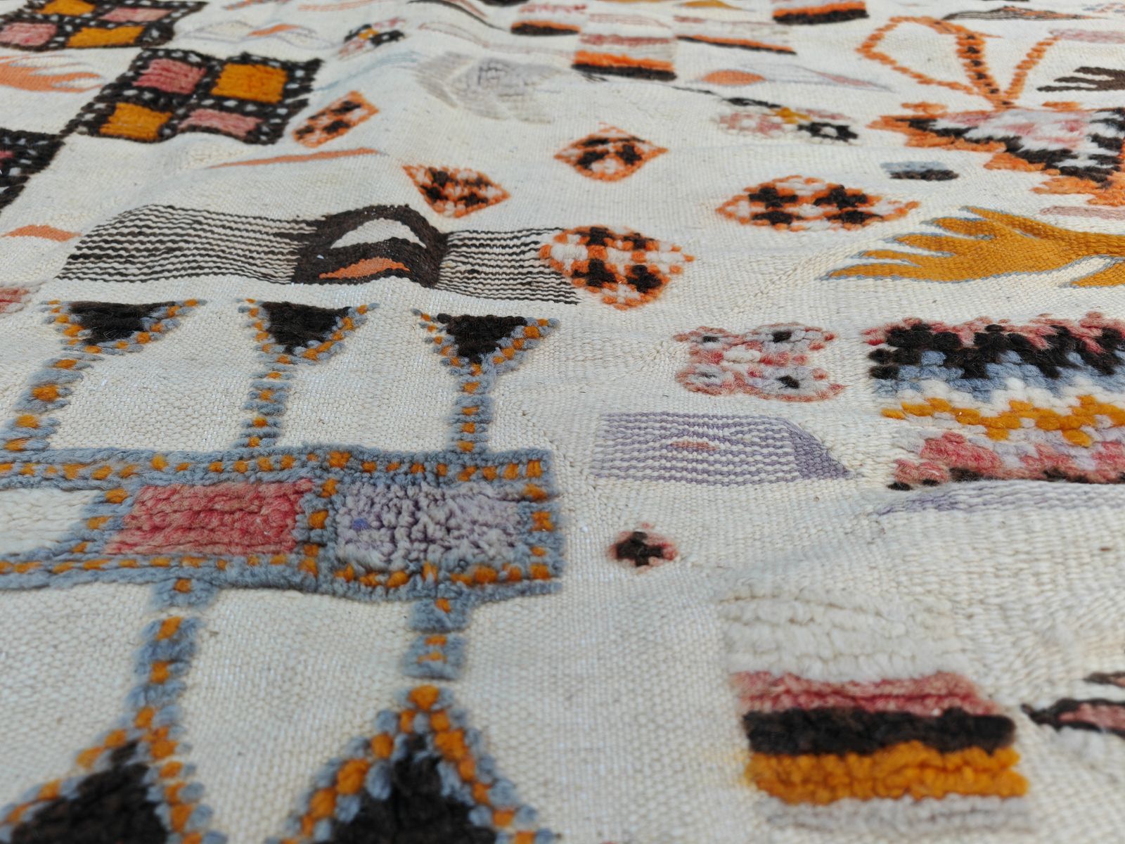 No Custom Fee. Shipped From Uk/ Handmade Large Colourful Moroccan Berber Rug. Camel Wool Carpet 8.5×4.9 Ft 265x150cm photo buy