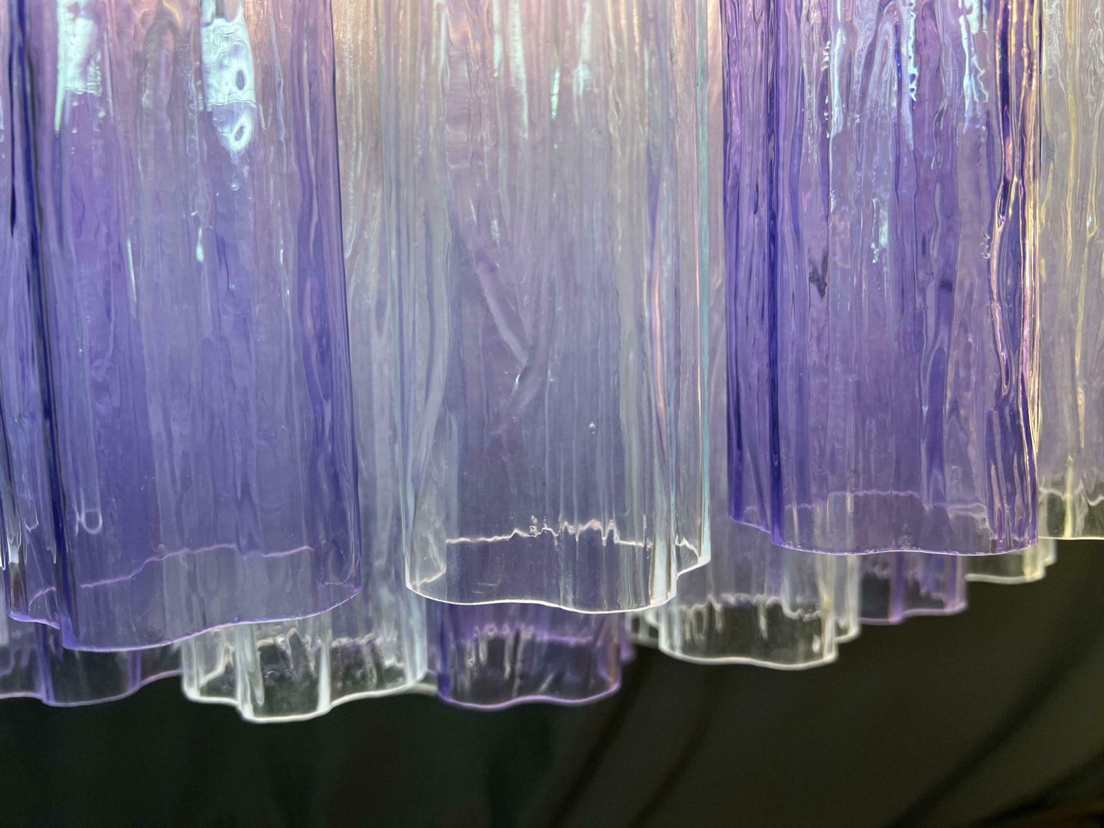 Murano Glass Chandelier, Tronchi Glasses By Valentina Planta photo vinterior