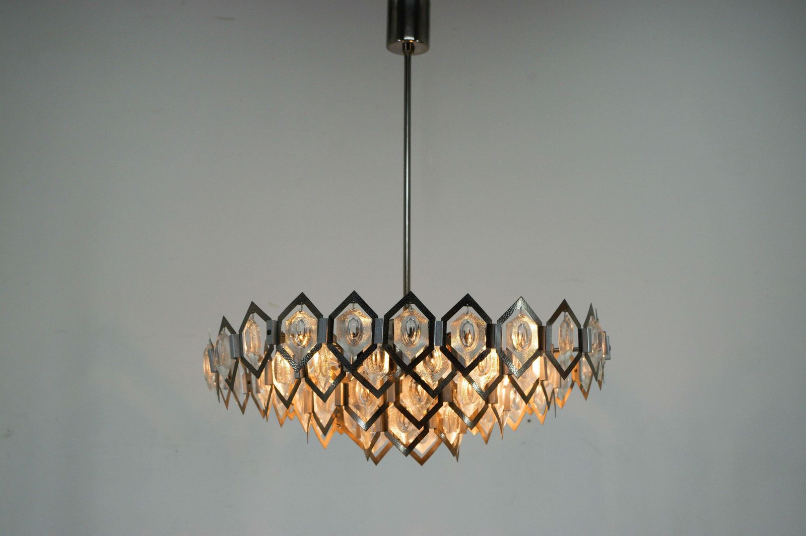Midcentury Chandelier Designed By Bejvl For Kamenicky Senov, 1960s photo furniture