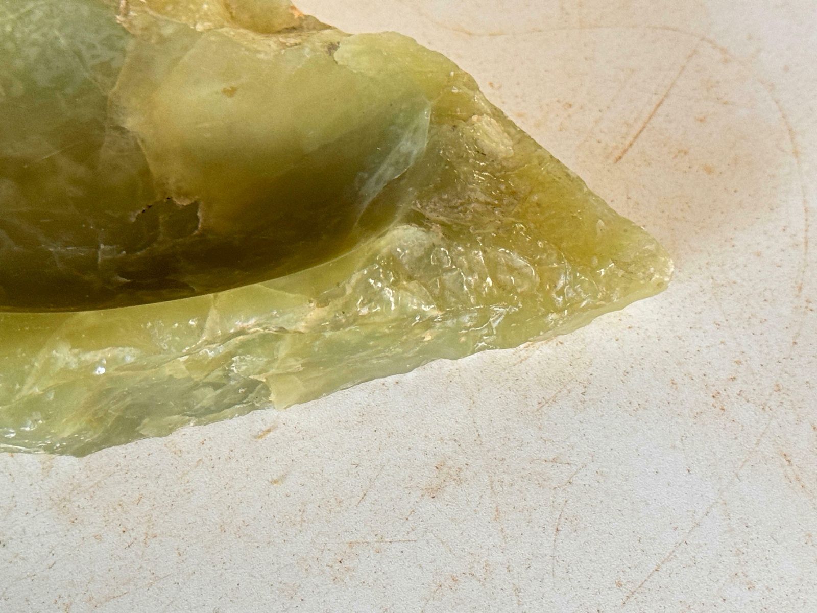 Ashtray Or Vide Poche In Onyx, In Flash Green Color, Italy 1960 photo vinterior