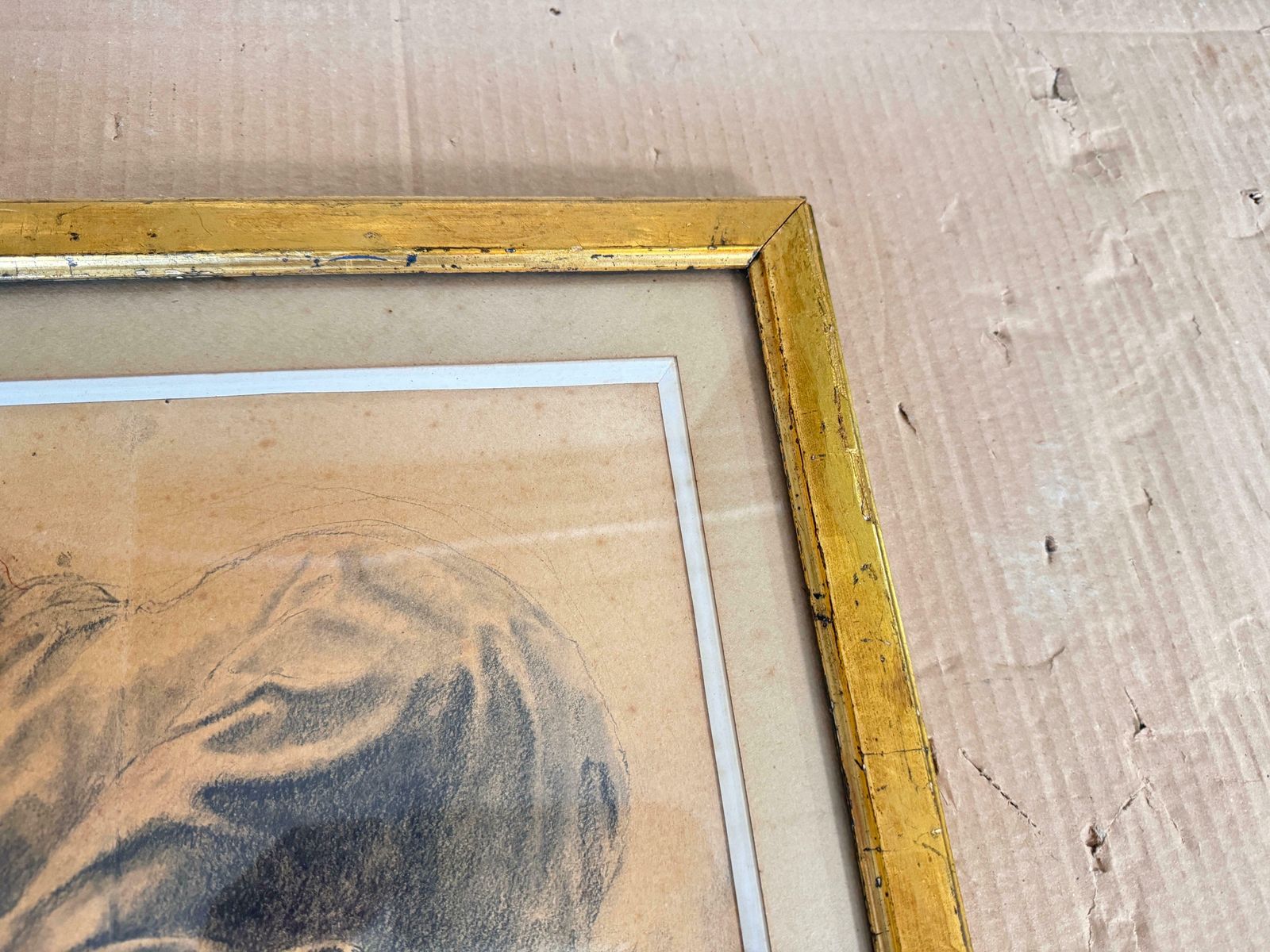 Drawing Representing A Woman On A Bed Signed France 19th Century photo vinterior