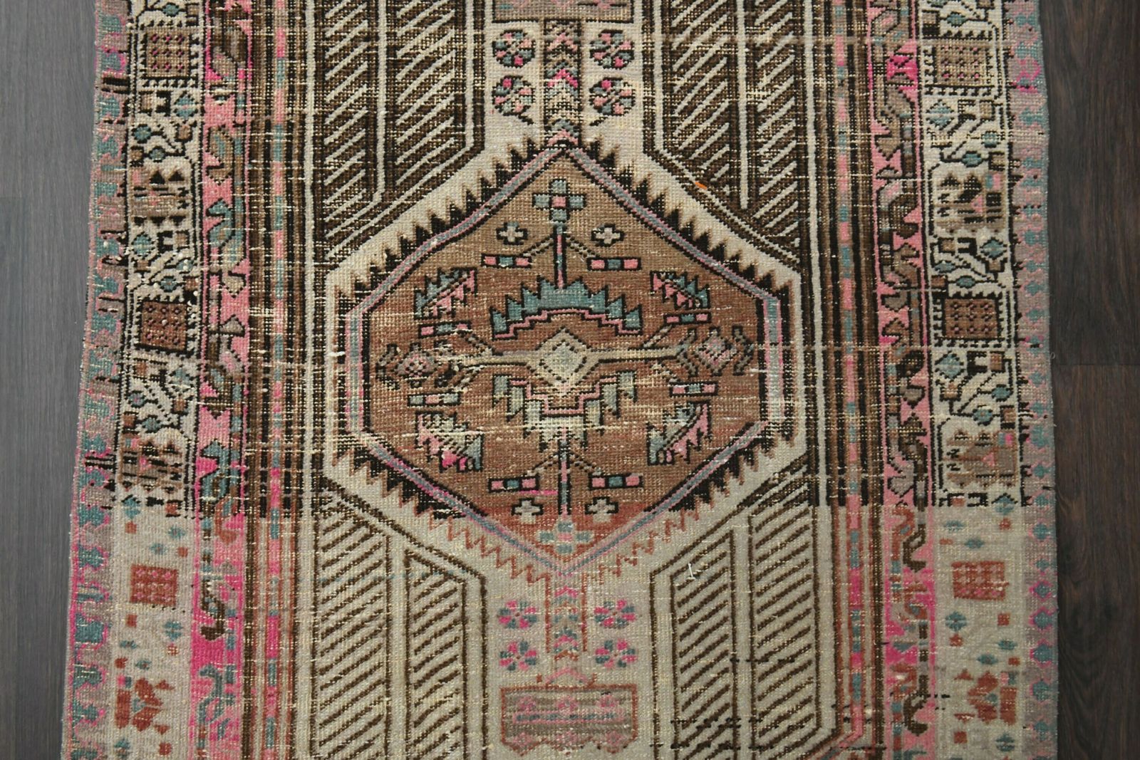 Ft Turkish Vintage Rug, Oushak Runner Rug, Bedroom Rug, Kitchen Rug, Hallway Rug, Vintage Rug, Room Decor, Entryway Rug photo buy
