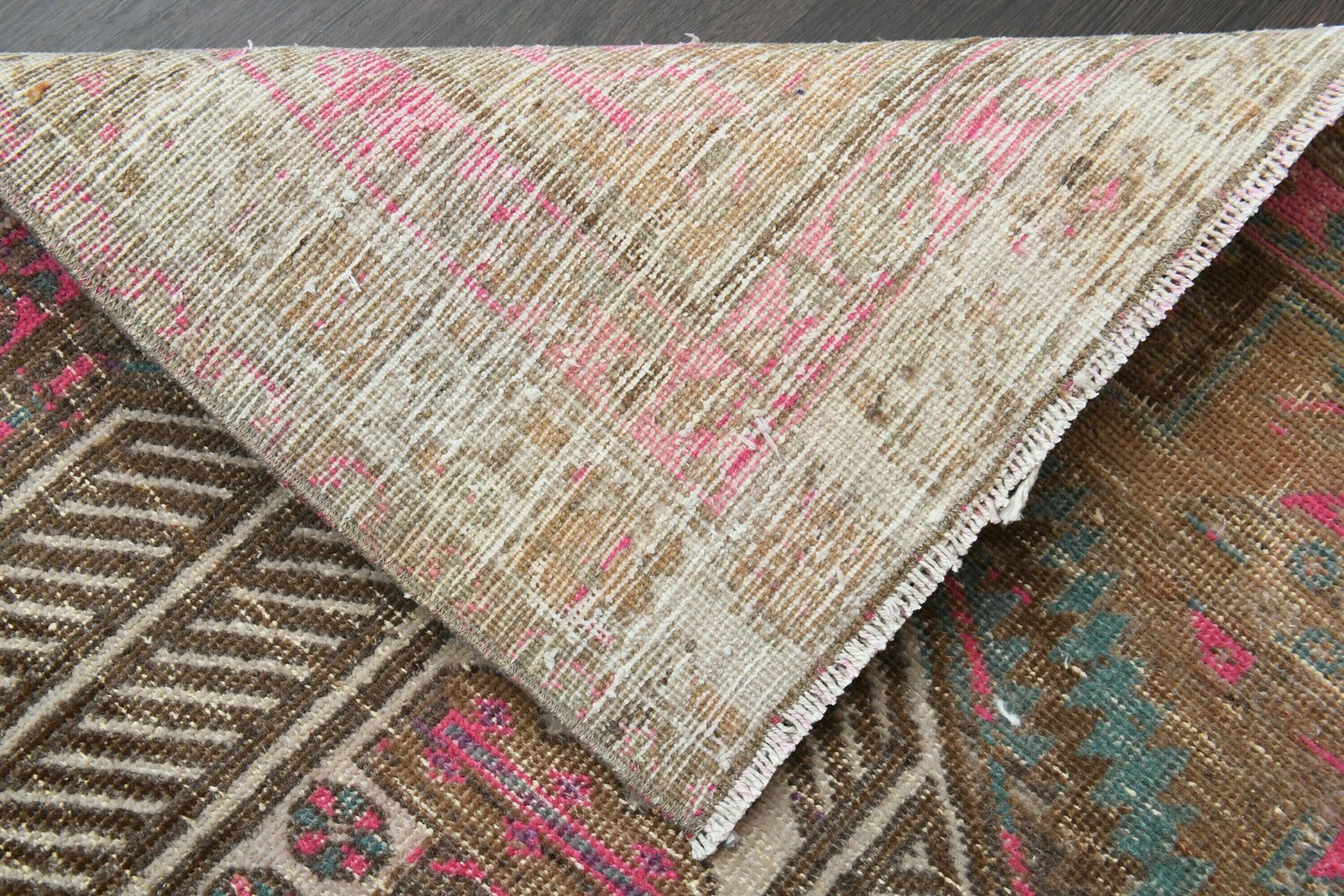 photo for sale Ft Turkish Vintage Rug, Oushak Runner Rug, Bedroom Rug, Kitchen Rug, Hallway Rug, Vintage Rug, Room Decor, Entryway Rug