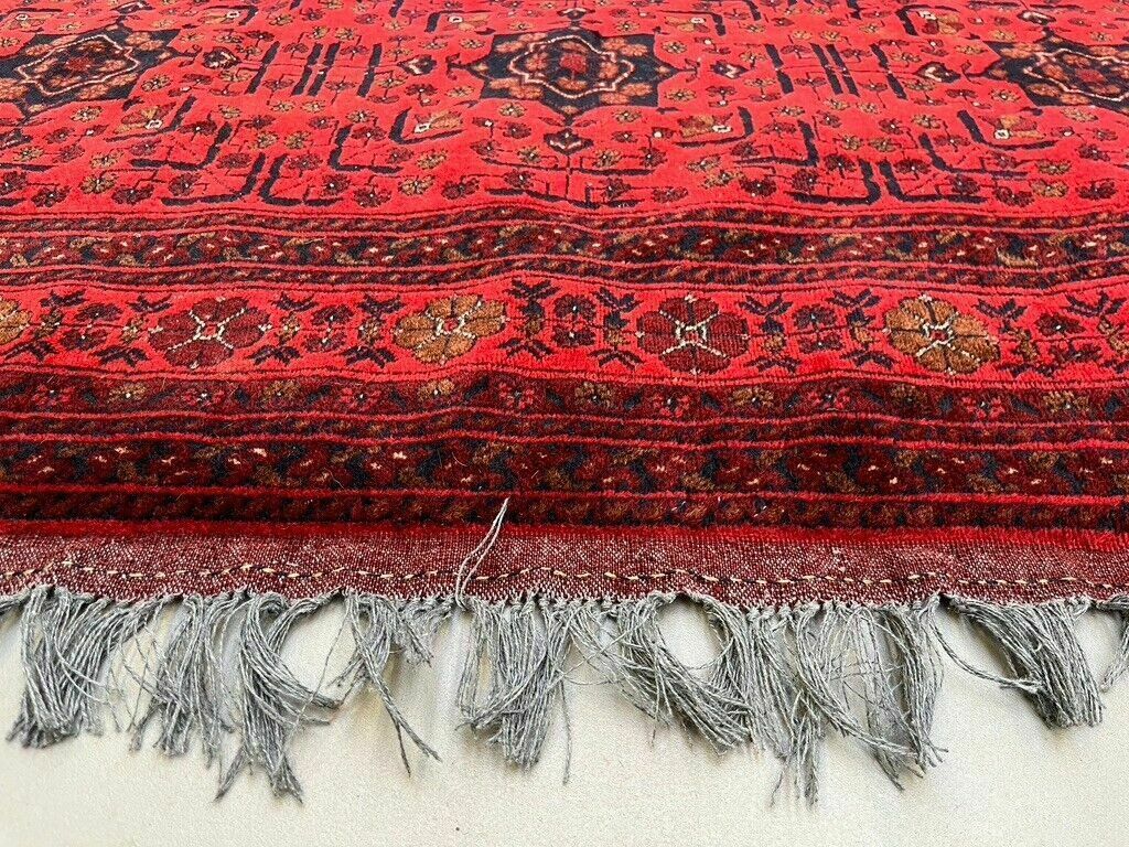 Afghan Khal Mohammadi Rug 300x195 Cm, Vintage Turkoman Ersari Rug photo vintage