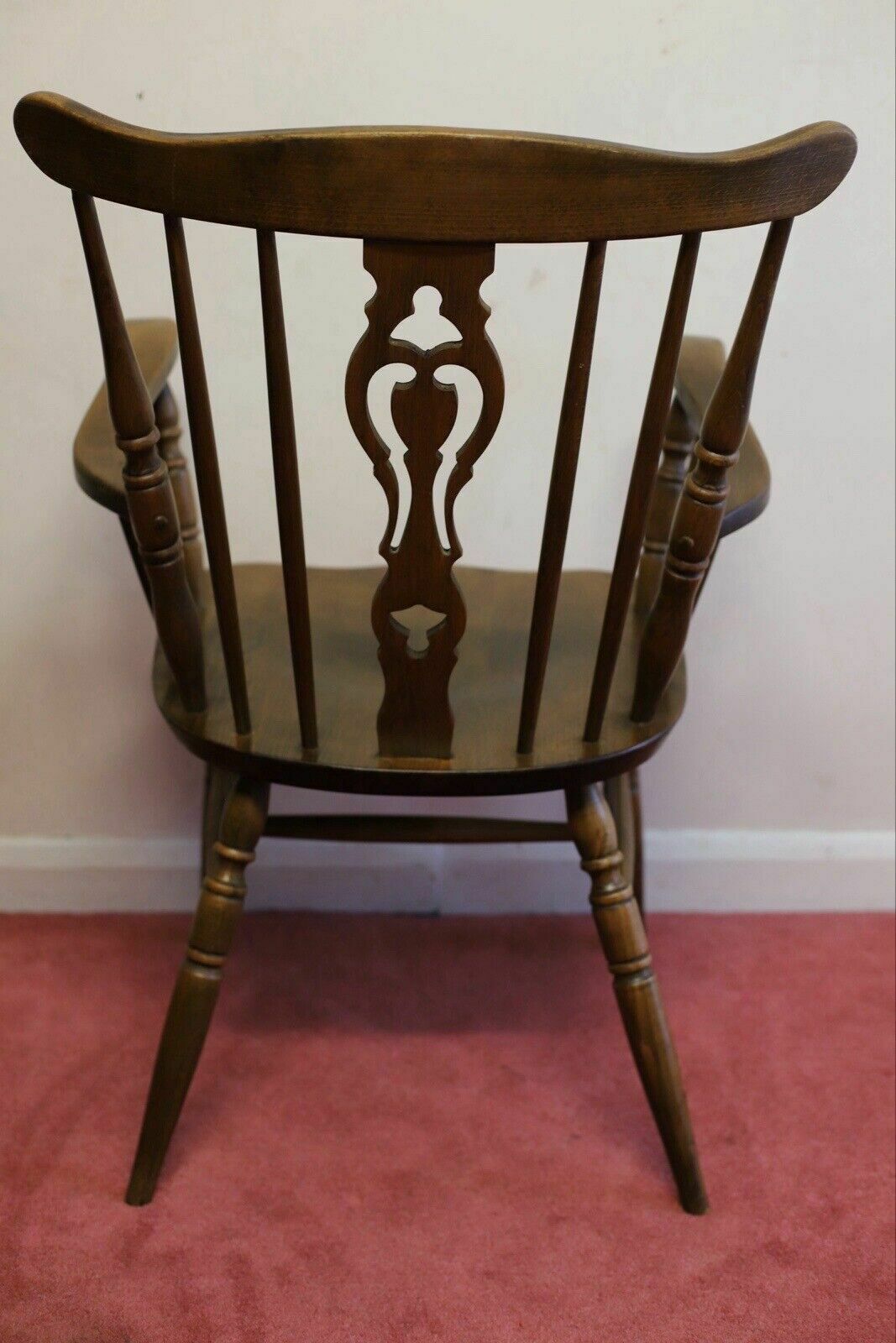 Lovely Set Of Five Beech Farmhouse Armchairs photo 995.0