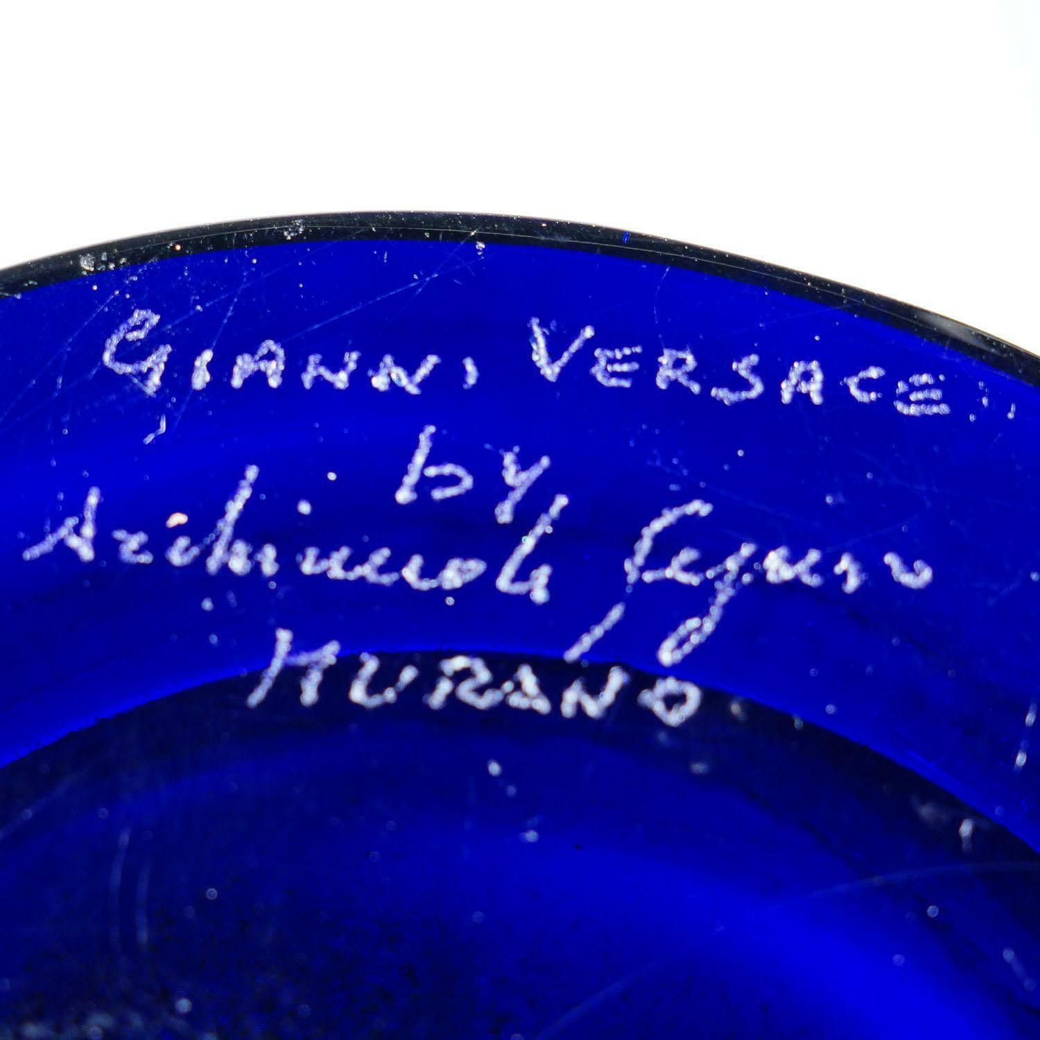 Kunstglazen Vaas Van Gianni Versage Voor Vetreria Archimede Seguso, Ca. Jaren 1990 photo 2090.0