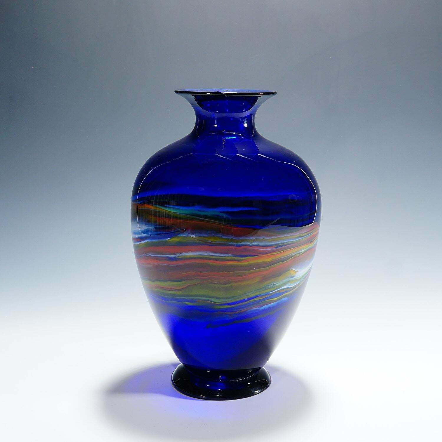 Art Glass Vase By Gianni Versage For Vetreria Archimede Seguso Ca. 1990s photo buy