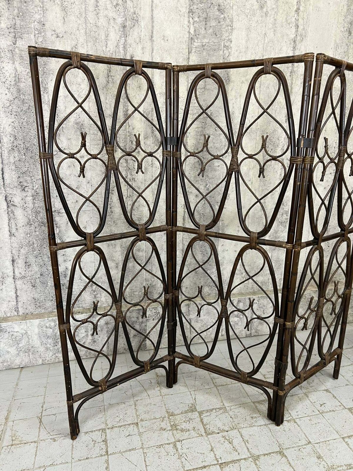 photo furniture Bamboo Screen Room Divider, 1960s