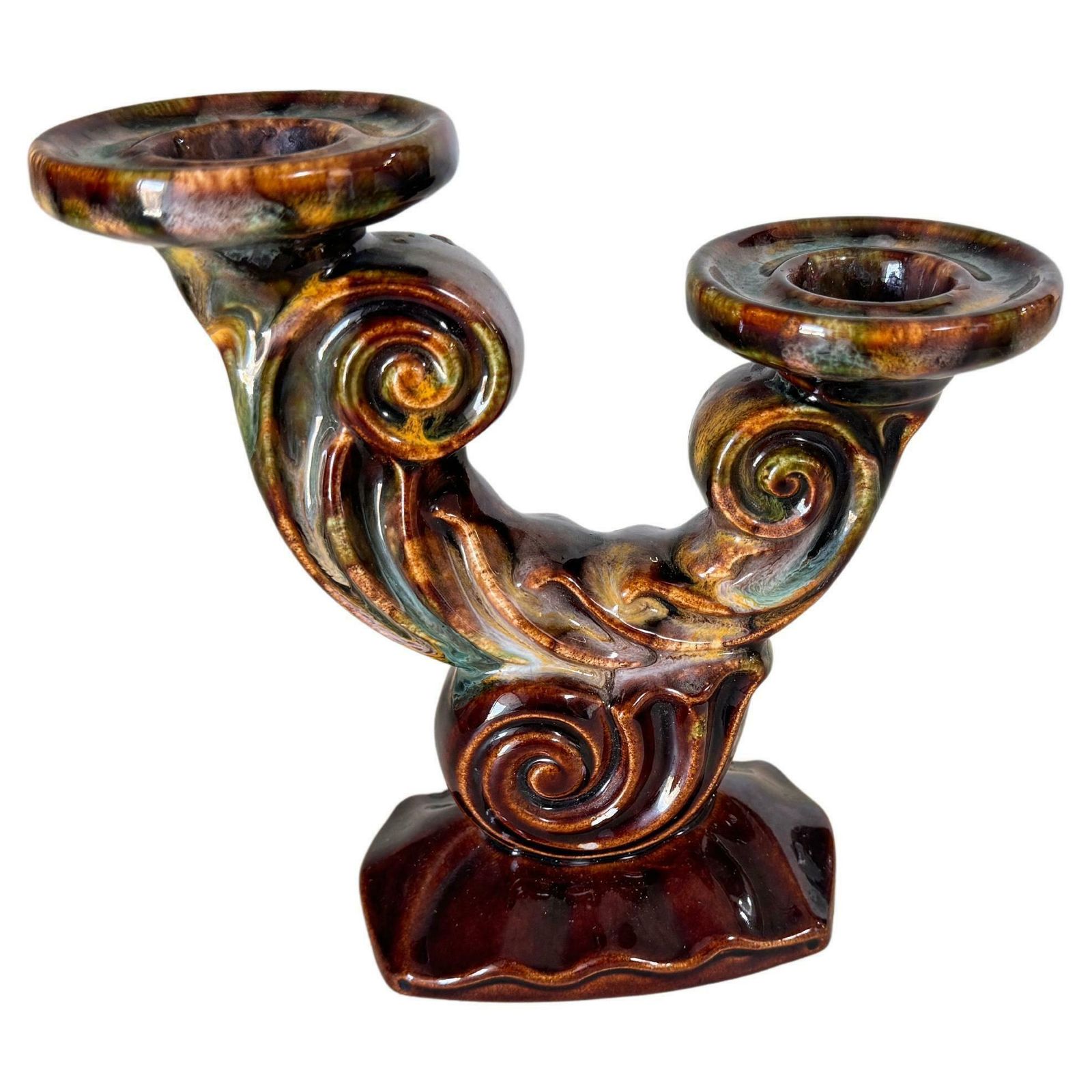 Ceramic Candleholderor Candlestick By Saint Jean Ceramic France 1970