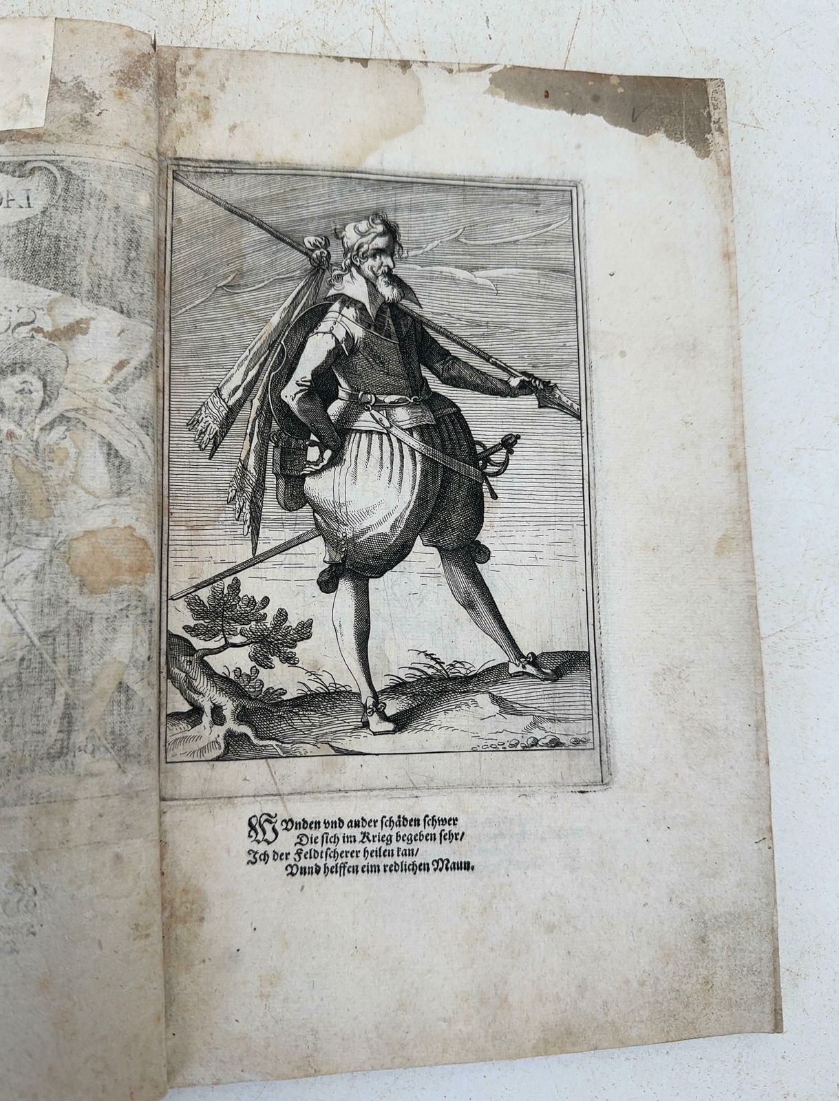 Old Original Engraving With Soldiers Characters Dutch 17th Century Set Of 12 photo for sale