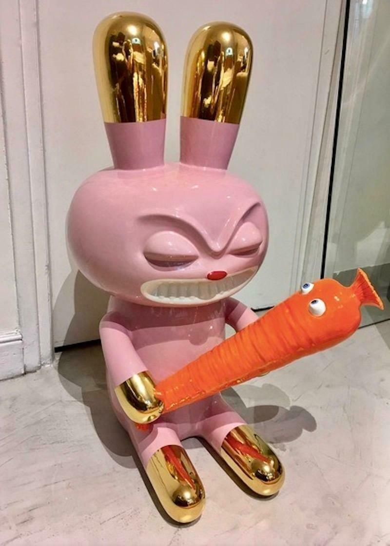 photo furniture Massimo Giacon Ceramic Sculpture Love Carrot By Superego, Italy