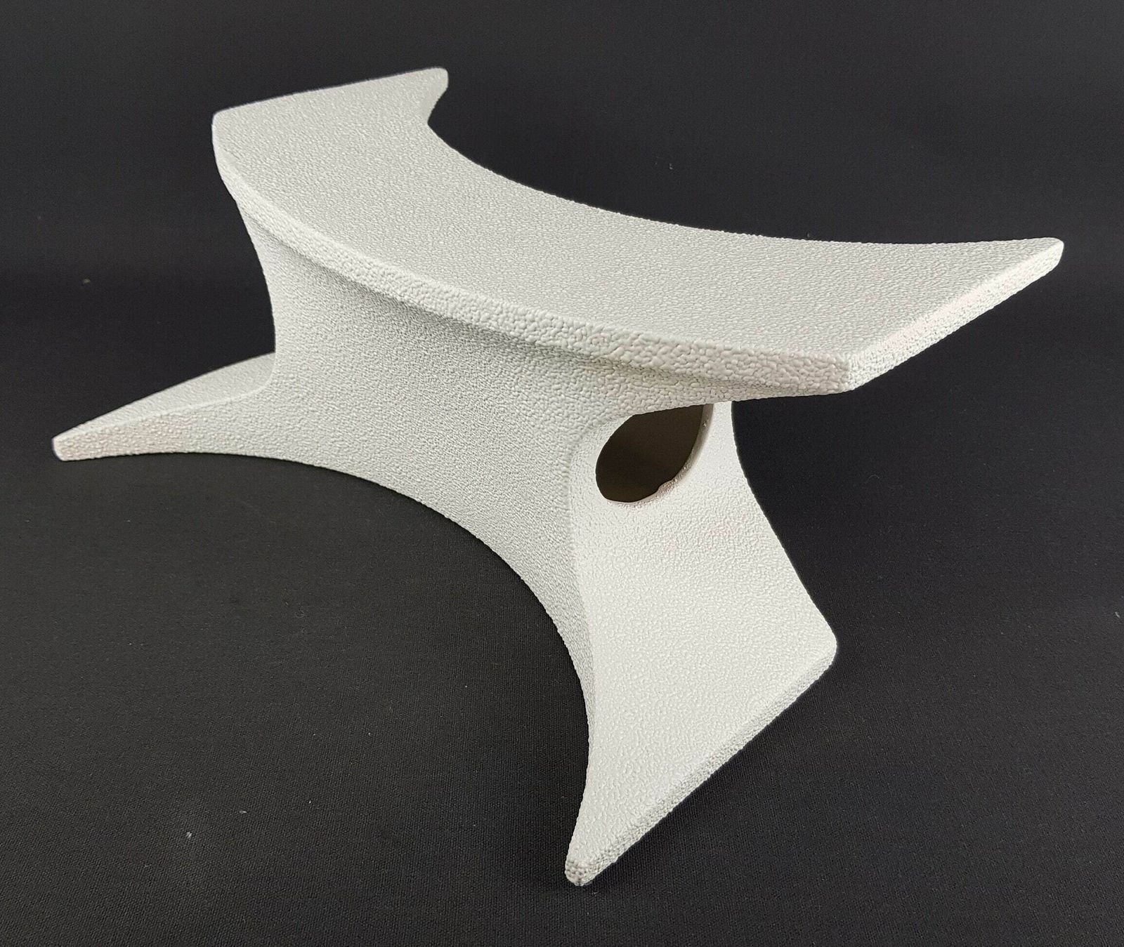 Vintage Bertoncello   Roberto Rigon White Wave Vase 939 Italian Pottery 1960s 1970s photo buy