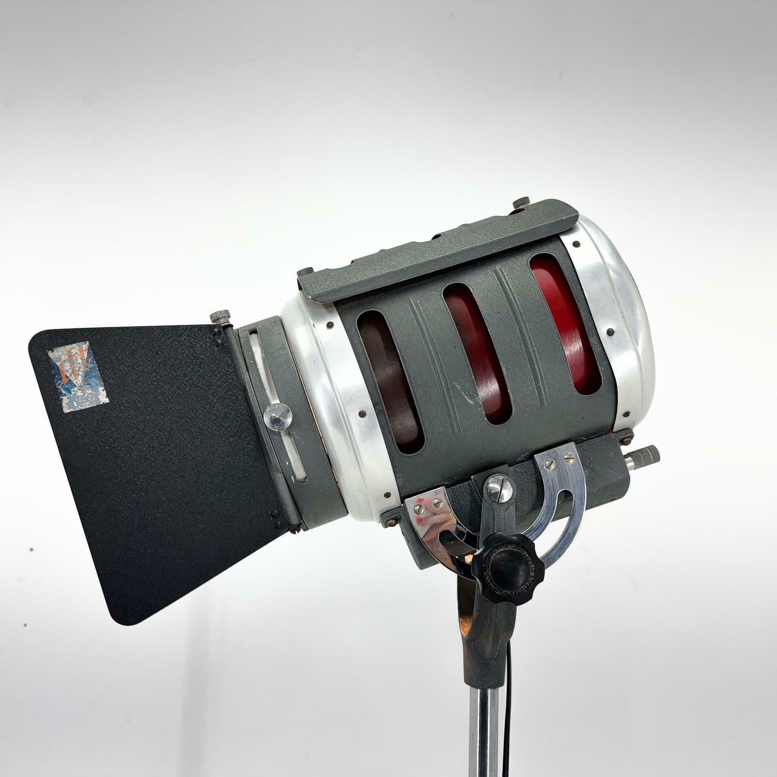 892.0 Mid Century Italian Cinema Spot Light Floor Lamp By Iff, 1950s 1960s photo