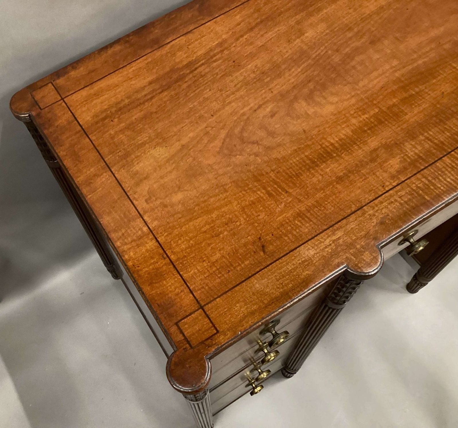 photo buy A Handsome Regency Mahogany Dressing Table / Desk