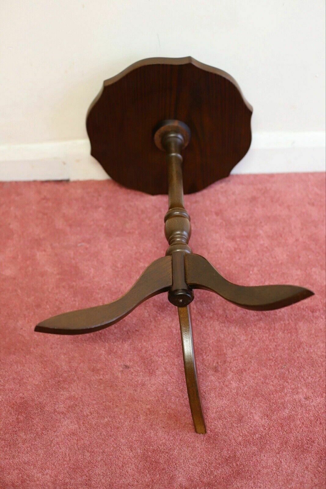 Lovely Vintage Leather Top Wine Table photo buy