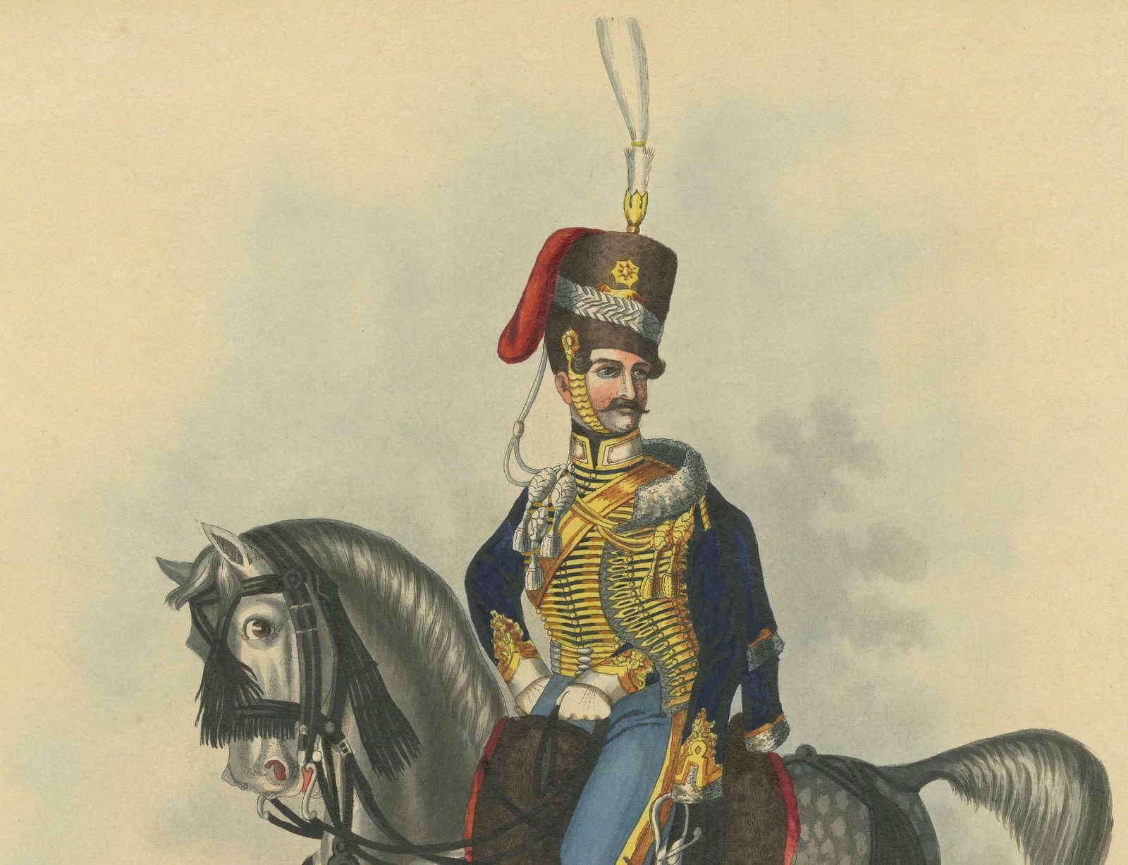 2nd Cavalry Regiment (The Queen's Hussars) Of The King's German Legion, 1828 photo vinterior