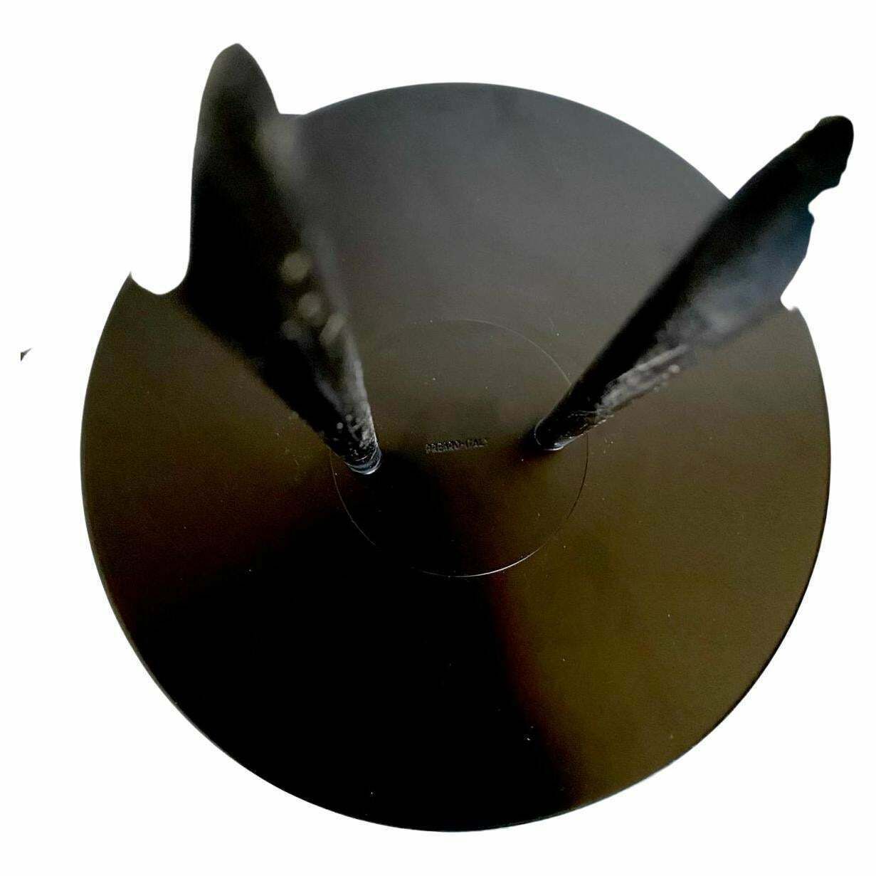 photo furniture Steel Floor Lamp And Murano Glass Shade, Leucos, Italy 80s