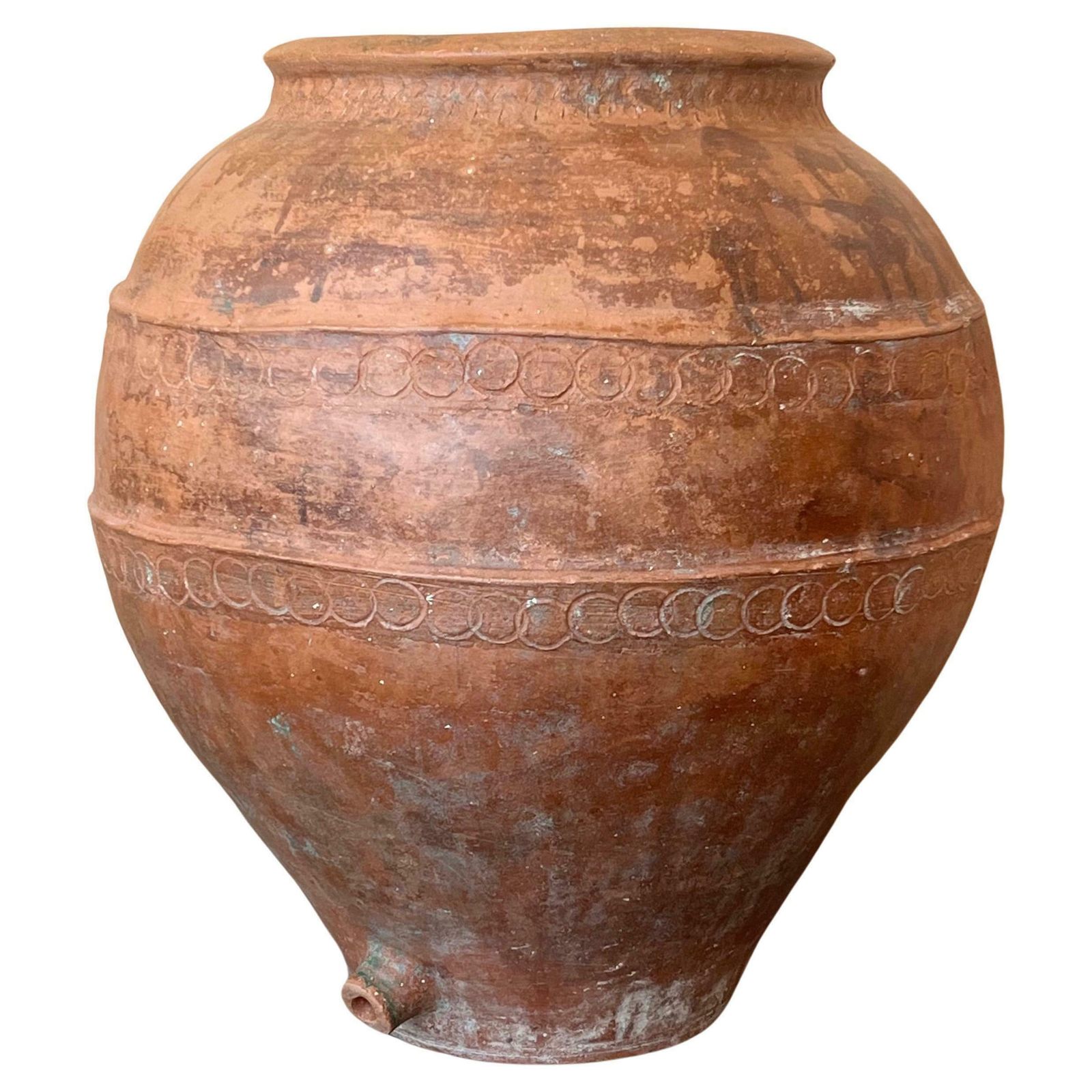 Vase espagnol en terre cuite, XVIe siècle