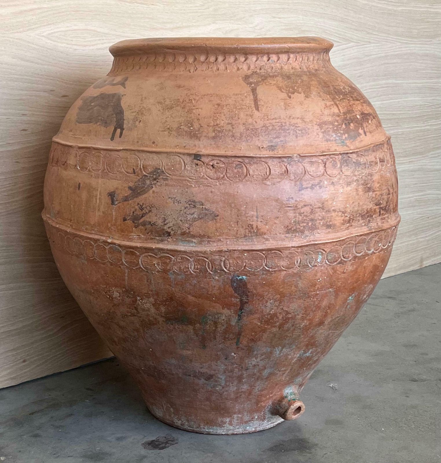 Vase espagnol en terre cuite, XVIe siècle photo Décoration