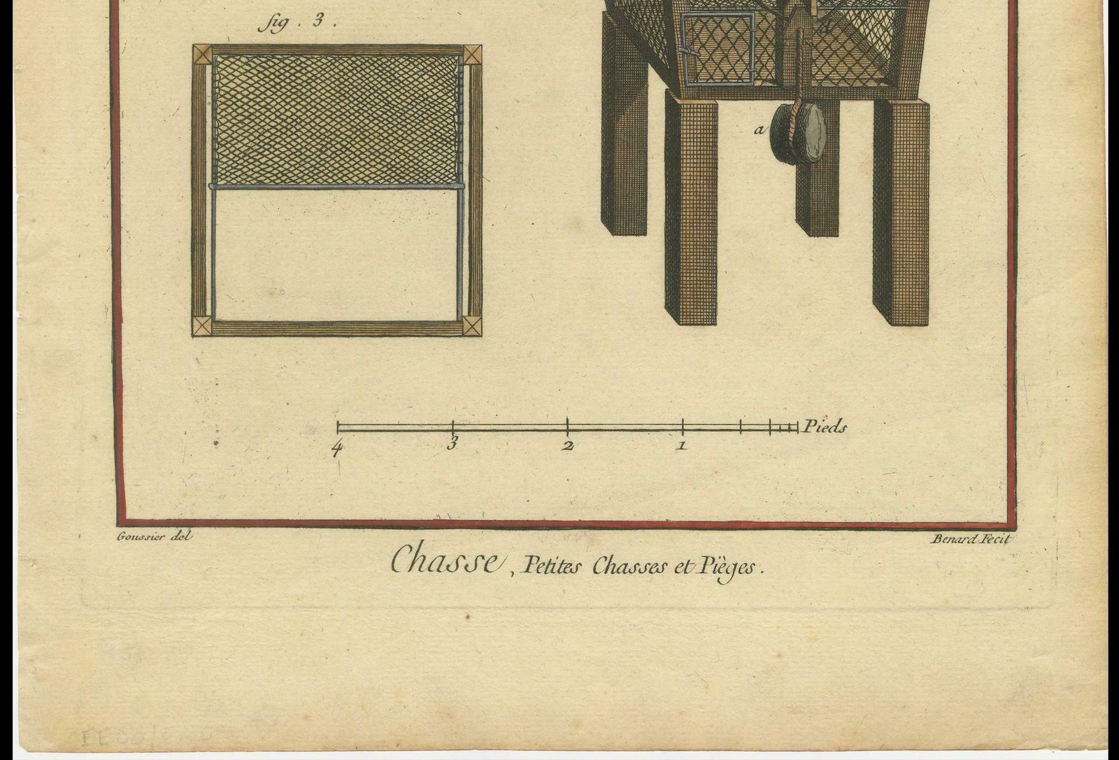 Hunting, Small Game Hunting, And Traps: Engraved In The 18th Century, 1793 photo furniture