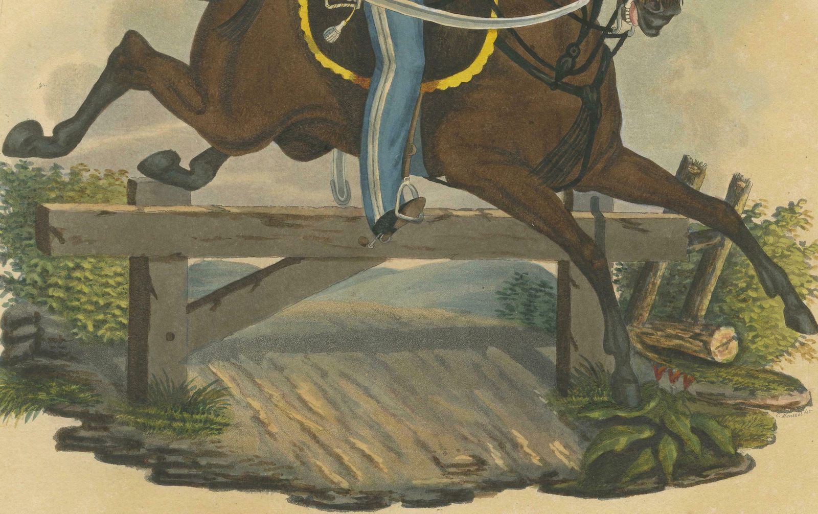 Officer Of The King's German Legion (Duke Of Cambridge's Hussars), Circa 1828 photo Art