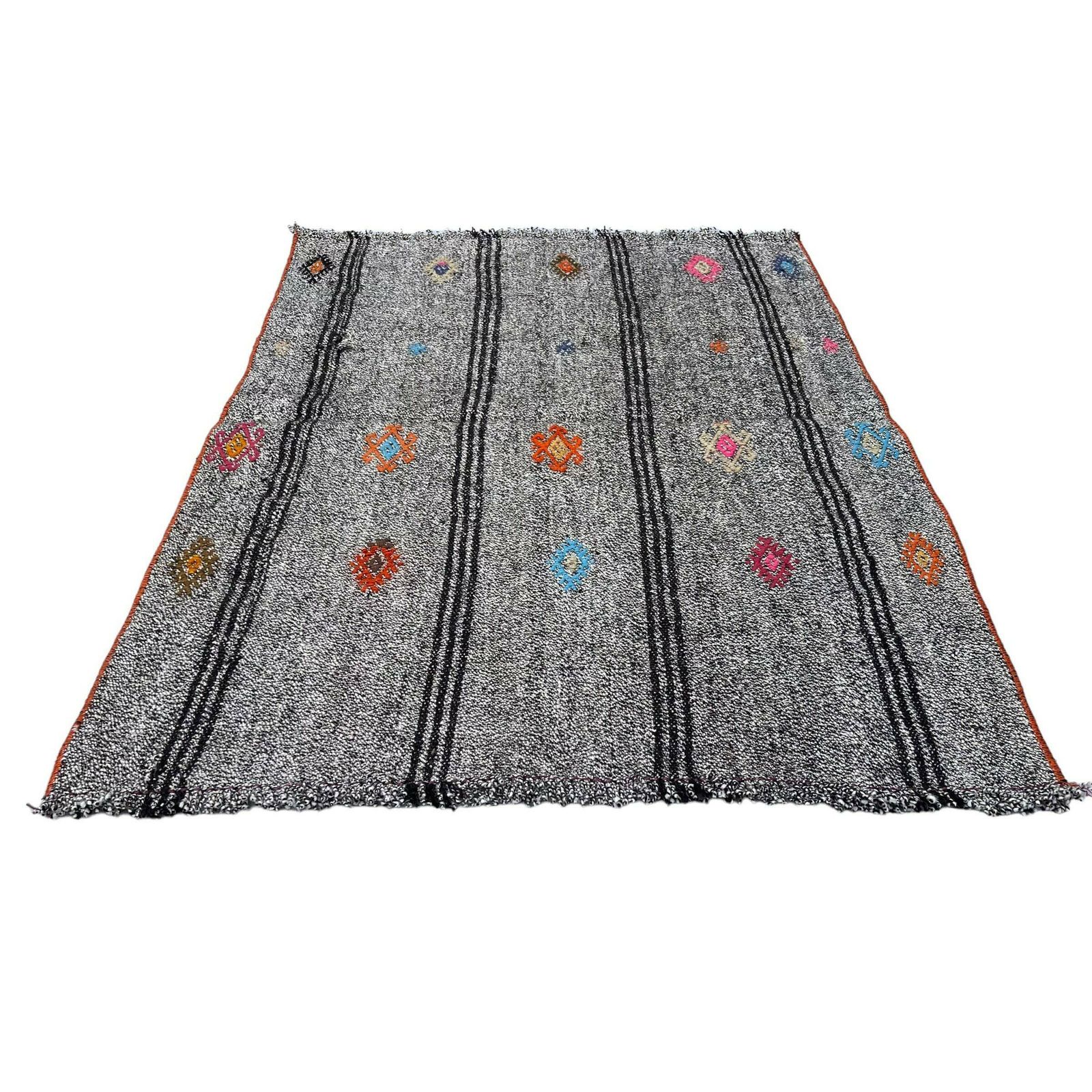 Traditional Turkish Mini Kilim Rug ,Vintage Anatolian Turkish Kelim