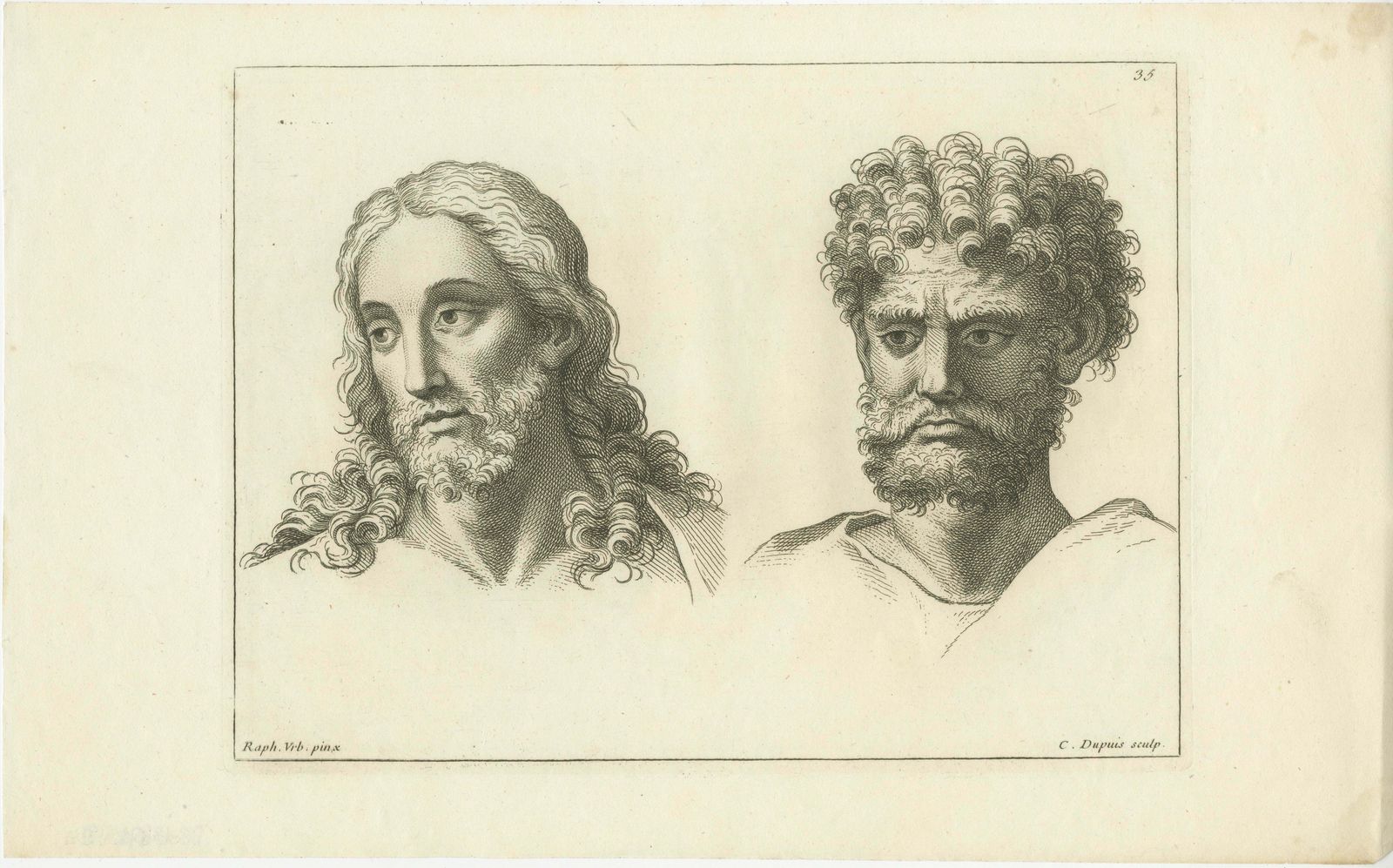 Serene And Stern: Dualities Of Raphael By C. Dupuis, 1740 photo furniture