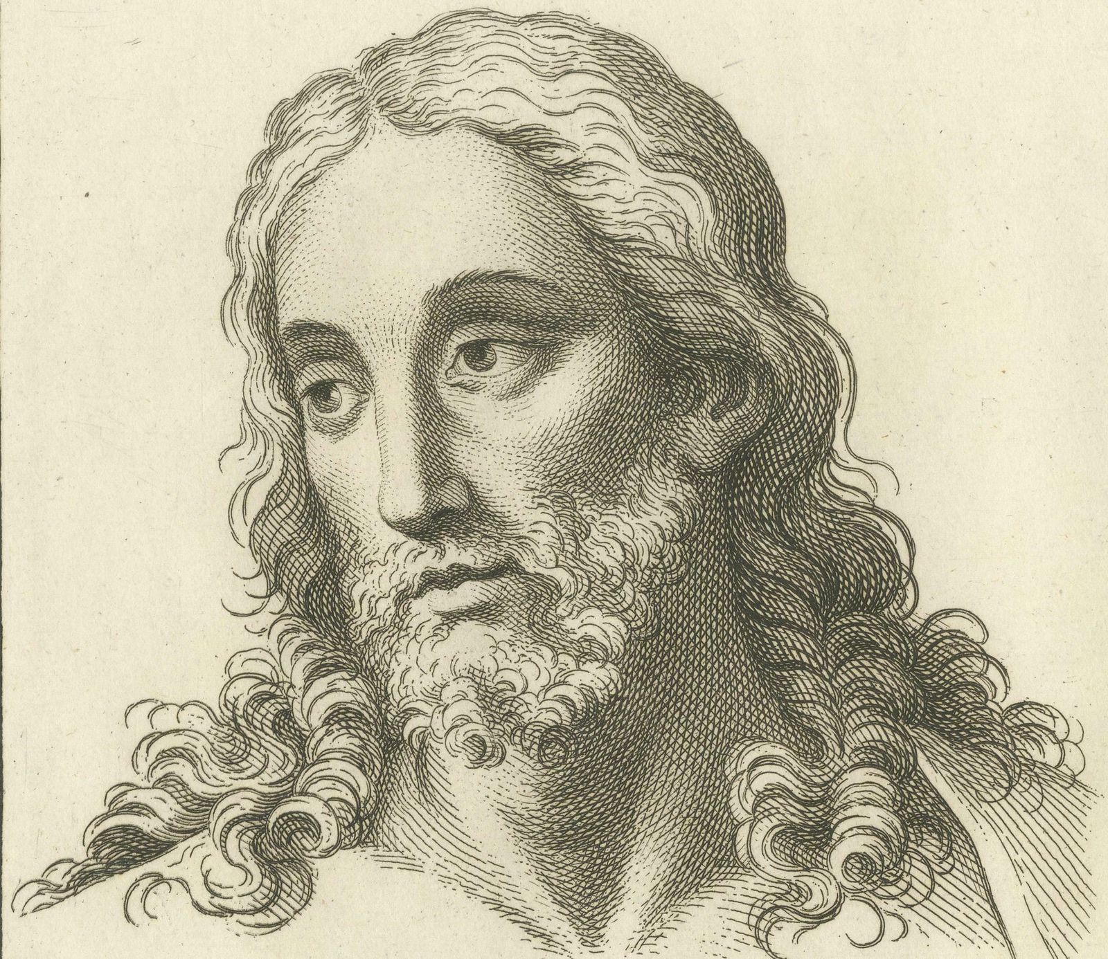 Serene And Stern: Dualities Of Raphael By C. Dupuis, 1740 photo 370.0