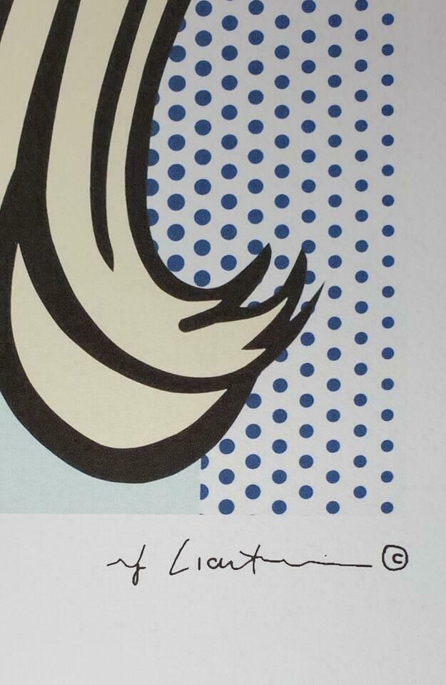 1980s Original Roy Lichtenstein "Art Critic" Limited Edition Lithograph photo for sale