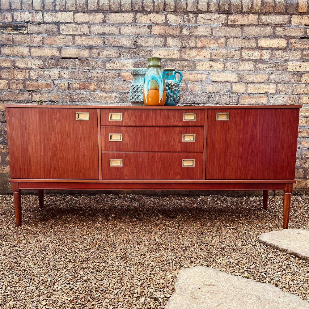 Rare Model Greaves And Thomas Teak Sideboard, 1970s