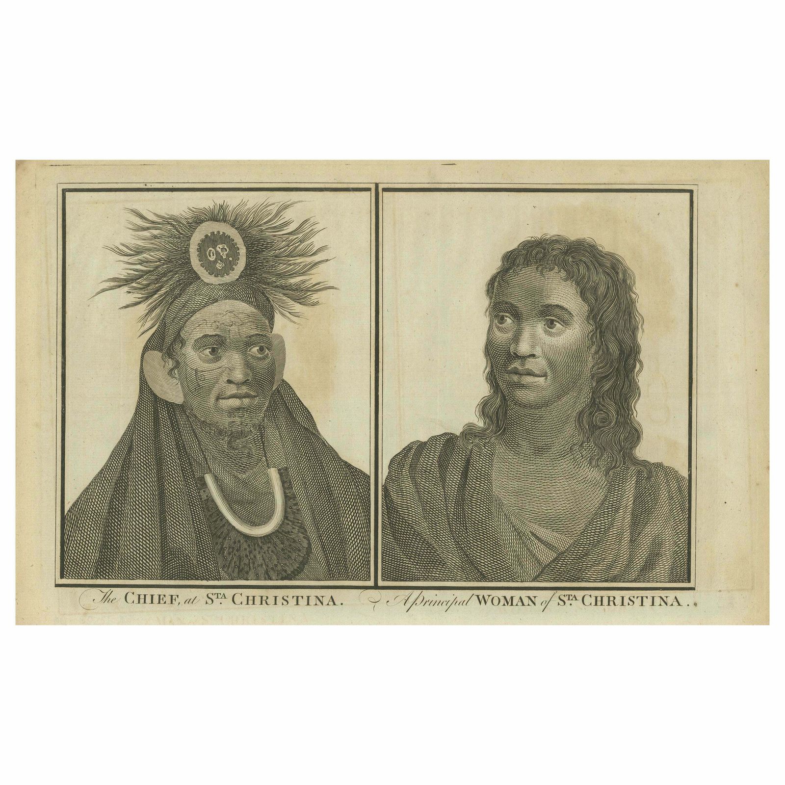 Island Leadership: The Chief And A Principal Woman Of Santa Cristina, Circa 1785