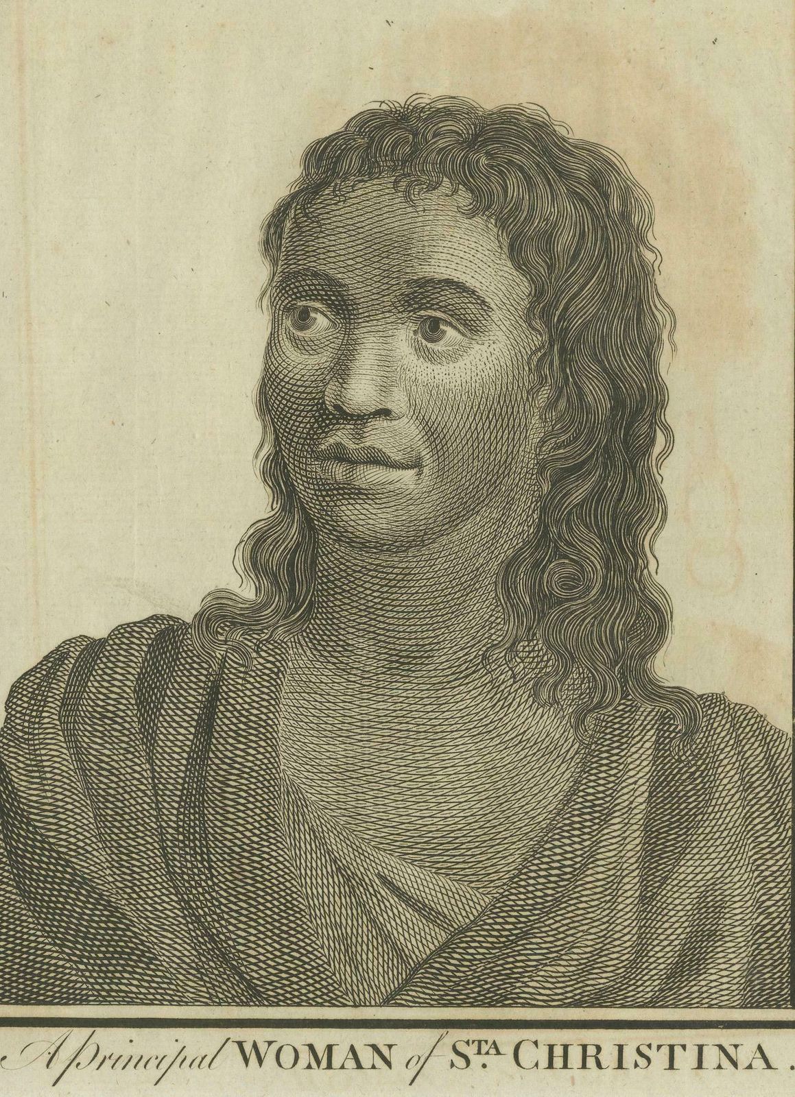 Island Leadership: The Chief And A Principal Woman Of Santa Cristina, Circa 1785 photo Art