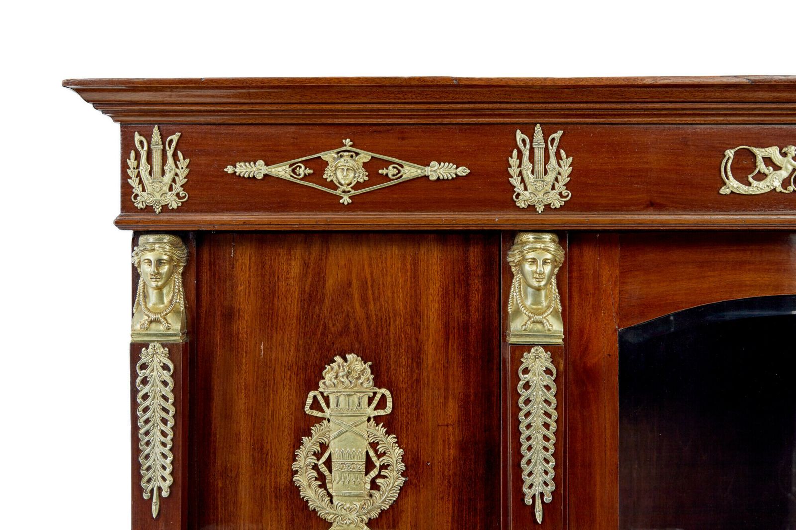 Late 19th Century French Empire Mahogany And Ormolu Cabinet photo 4675.0