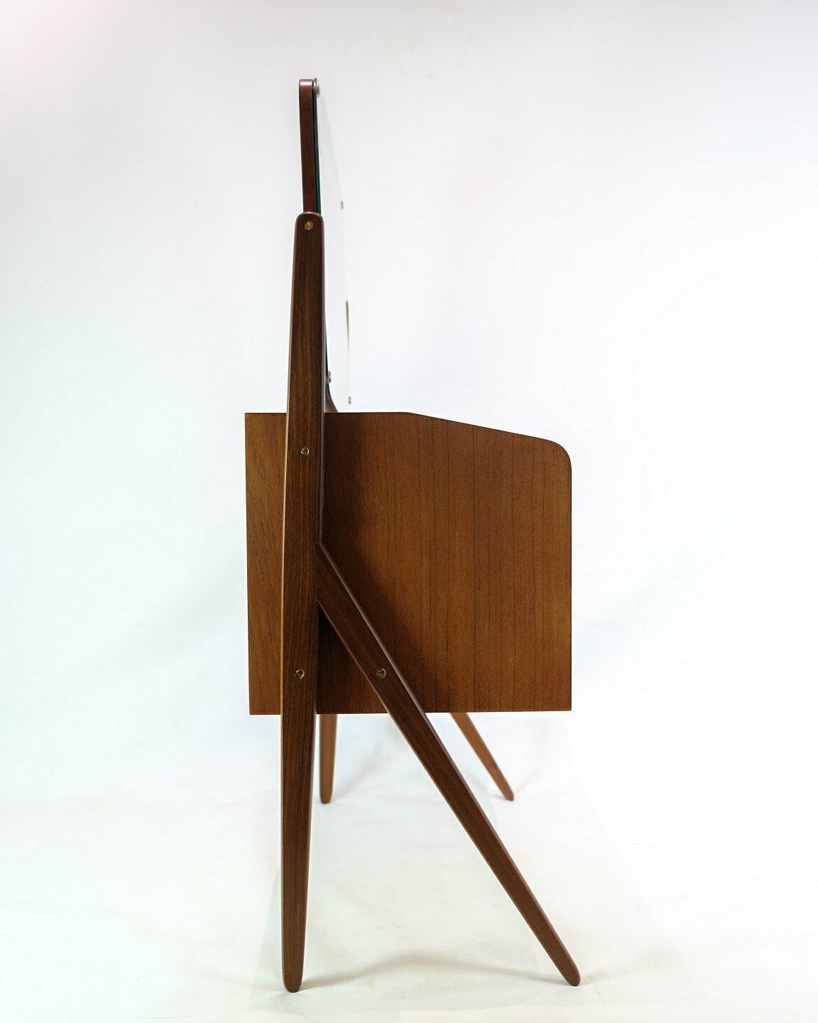 Chest Of Drawers With Mirror In Teak, Danish Design From 1960s photo Furniture