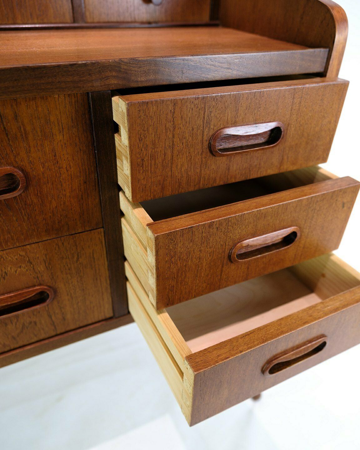 photo furniture Chest Of Drawers With Mirror In Teak, Danish Design From 1960s