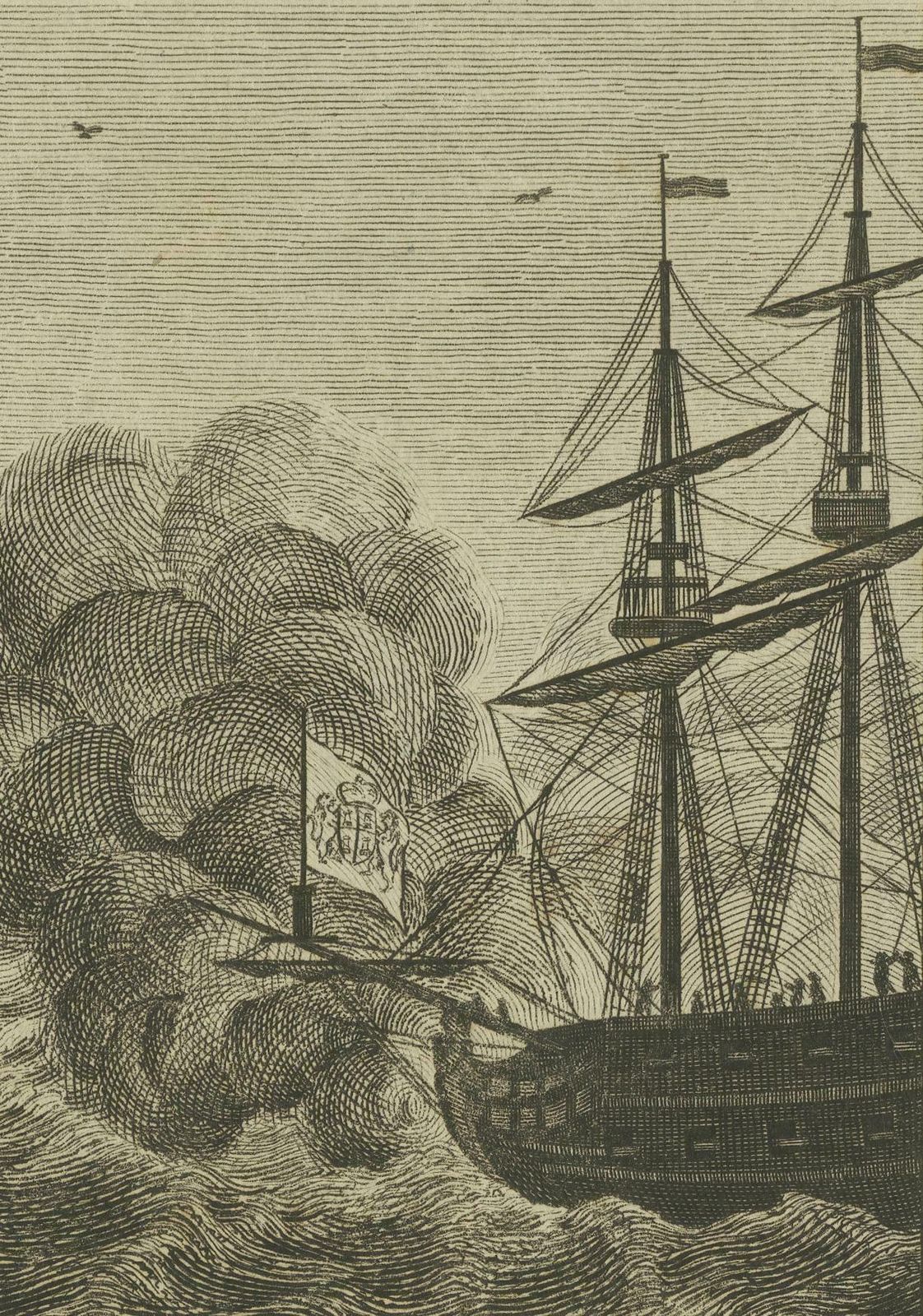 Naval Engagement At Unalata, Guam: The Peril Of Hms Success, Circa 1790 photo Art