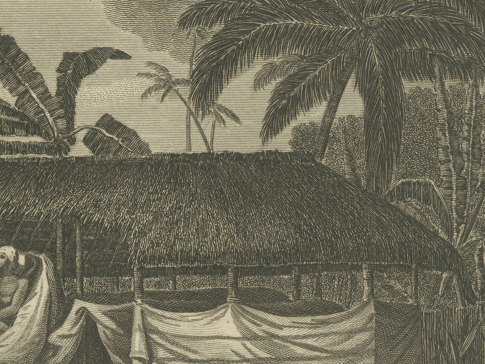 Tee's Eternal Rest: The Embalmed Chief Of Otaheite Or Tahiti, Circa 1800 photo for sale