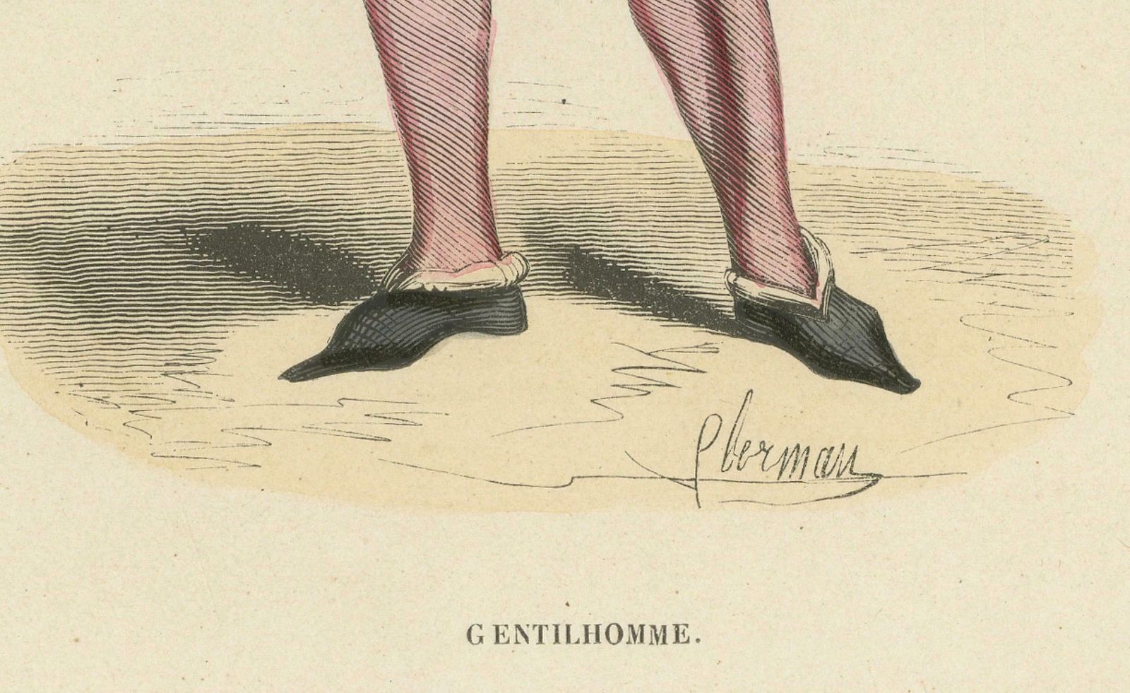 The Gallant Courtier: A Nobleman's Fashion In 'Costume Du Moyen âge, 1847 photo furniture