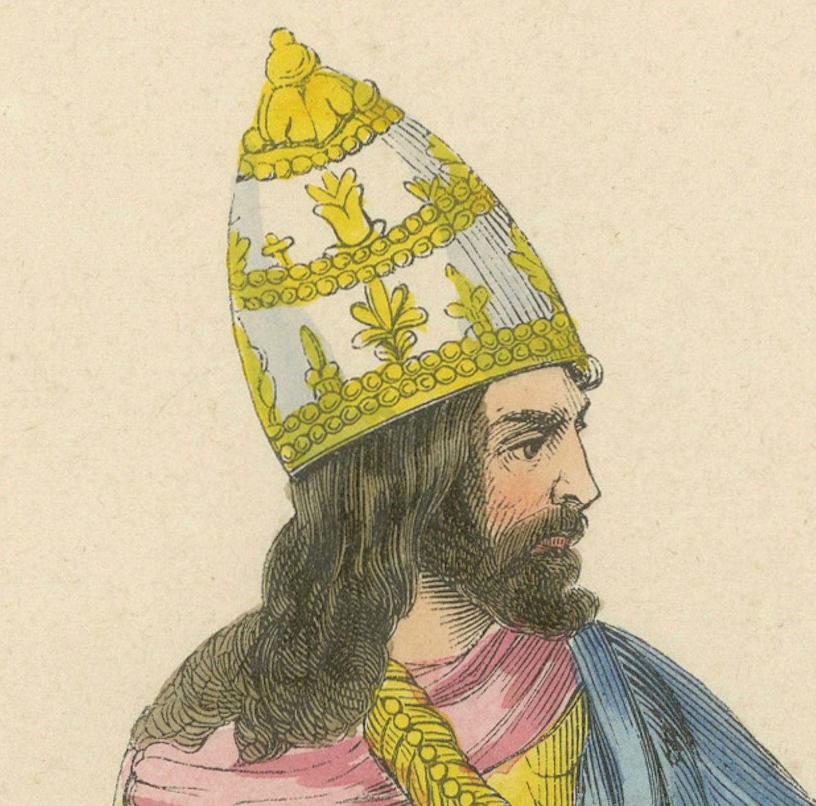 Imperial Majesty: Emperor Frederick III In 'Costume Du Moyen âge, 1847 photo Art