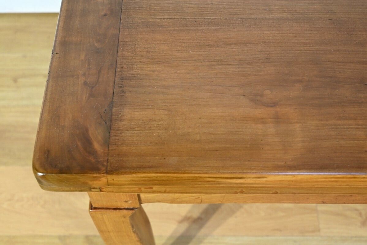 Regional Cherry Wood Table, Louis XV Style – Mid 19th Century photo vinterior