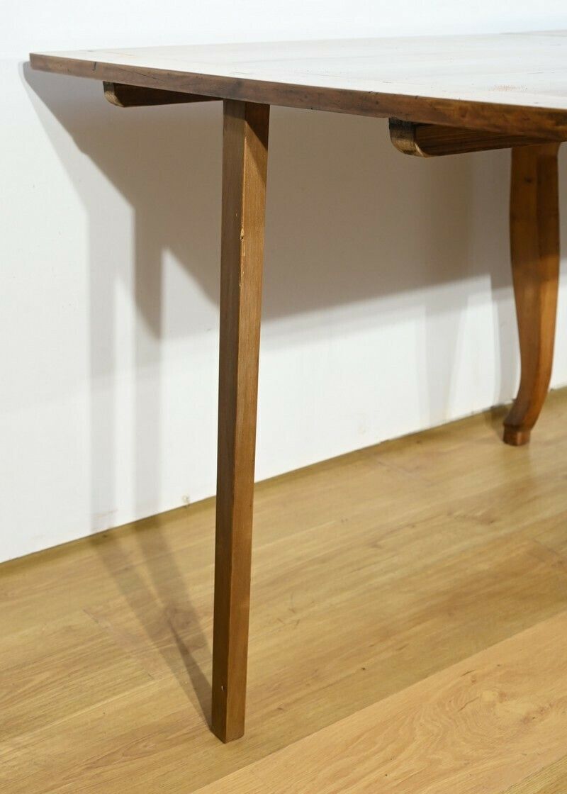 Furniture Regional Cherry Wood Table, Louis XV Style – Mid 19th Century photo