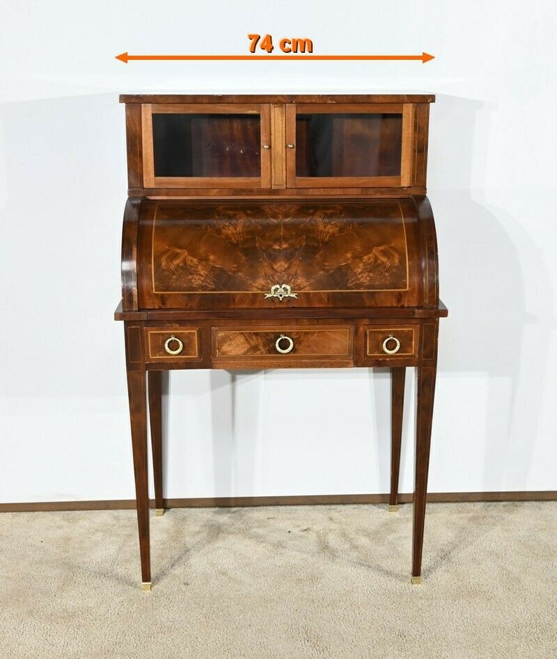 Small Bonheur Du Jour Mahogany Desk, Louis XVI/Directory Style – Early 20th Century photo for sale