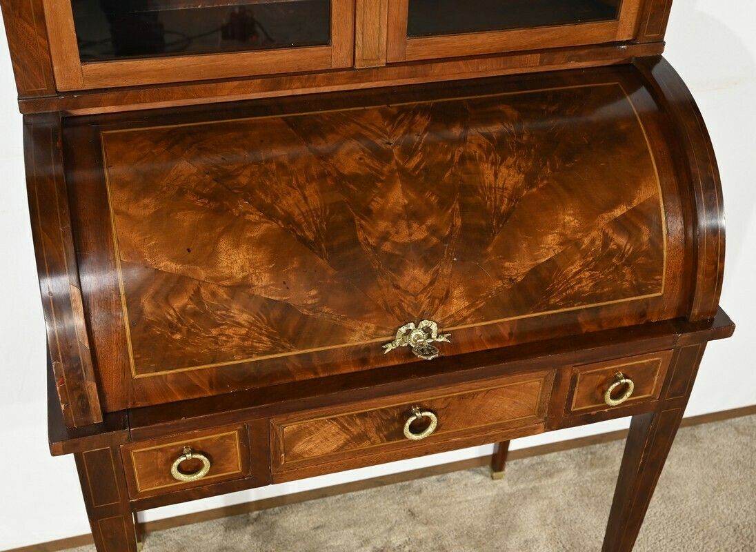 photo buy Small Bonheur Du Jour Mahogany Desk, Louis XVI/Directory Style – Early 20th Century