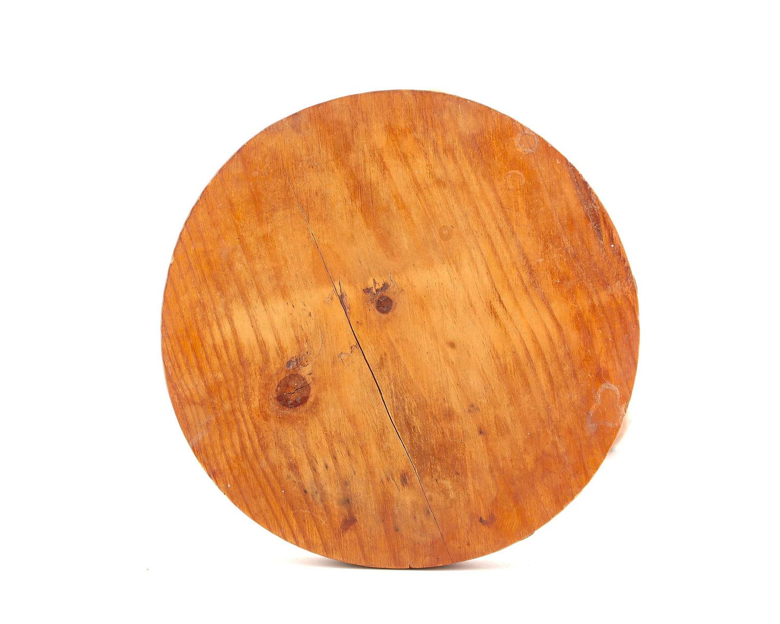 French Wooden Tripod Stool, 1950s / Furniture, Charlotte Perriand Style, Mountain Folk Art, Country, Rustic photo vinterior